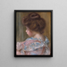 Profil van een jonge vrouw - Pierre-Auguste Renoir — ingelijst kunstwerk aan de muur