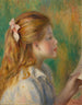 Lezing De Lectuur - Pierre-Auguste Renoir — weergave van het kunstwerk