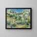Rochers aan de L'Estaque - Pierre-Auguste Renoir — ingelijst kunstwerk aan de muur