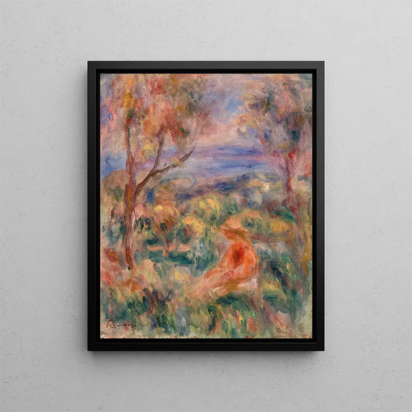 PierreAuguste Renoir - Seated Woman with Sea in the Distance Femme assise au bord de la mer.webp