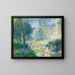 Vierkant van de Drie-eenheid - Pierre-Auguste Renoir — ingelijst kunstwerk aan de muur