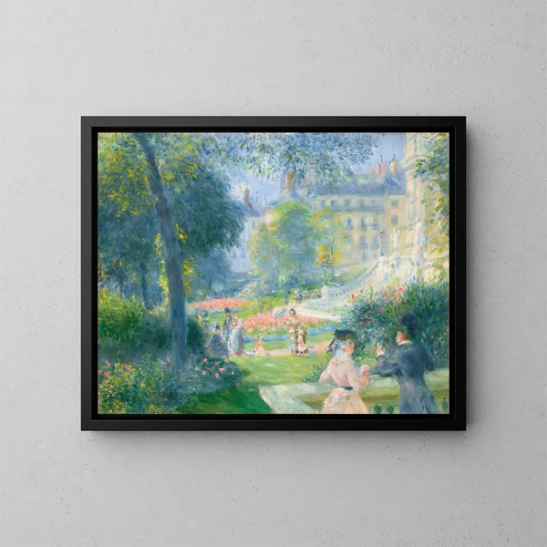 Vierkant van de Drie-eenheid - Pierre-Auguste Renoir — ingelijst kunstwerk aan de muur