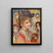 Studie van Meisjeshoofden Étude de têtes de jeunes filles - Pierre-Auguste Renoir — ingelijst kunstwerk aan de muur