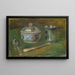 van een Sucrier, gobelet, cuillère et couteau - Pierre-Auguste Renoir — ingelijst kunstwerk aan de muur