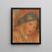 Tête de femme (Case Conflict) - Pierre-Auguste Renoir — ingelijst kunstwerk aan de muur