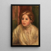 Tête de femme blonde - Pierre-Auguste Renoir — ingelijst kunstwerk aan de muur