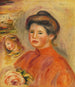 Têtes de femme Gabrielle - Pierre-Auguste Renoir — weergave van het kunstwerk