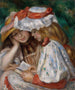 Twee Meisjes lezend - Pierre-Auguste Renoir — weergave van het kunstwerk