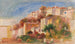 Vue du Jardin de la Poste, Village de Cagnes - Pierre-Auguste Renoir — weergave van het kunstwerk