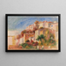 Vue du Jardin de la Poste, Village de Cagnes - Pierre-Auguste Renoir — ingelijst kunstwerk aan de muur