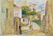 Vue de village, route de Cagnes - Pierre-Auguste Renoir — weergave van het kunstwerk