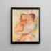 Washerwoman en kind La Blanchisseuse et son enfant - Pierre-Auguste Renoir — ingelijst kunstwerk aan de muur