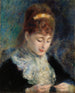 Vrouw die haakt Femme faisant du crochet - Pierre-Auguste Renoir — weergave van het kunstwerk