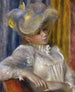 Vrouw met hoed - Pierre-Auguste Renoir — weergave van het kunstwerk