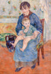 Jonge moeder - Pierre-Auguste Renoir — weergave van het kunstwerk