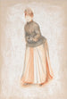Jonge vrouw met een mouw - Pierre-Auguste Renoir — weergave van het kunstwerk