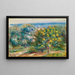 Schets van het landschap in het zuiden - Pierre-Auguste Renoir — ingelijst kunstwerk aan de muur