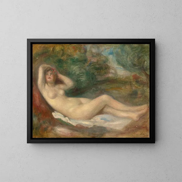 Studie van naakt - Pierre-Auguste Renoir — ingelijst kunstwerk aan de muur