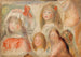 Studie van jonge meisjes - Pierre-Auguste Renoir — weergave van het kunstwerk