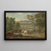 van het Château Neuf de Saint-Germain-en-Laye met vertrek voor de jacht - Pierre-Denis Martin — ingelijst kunstwerk aan de muur