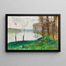 van de Bords de la Seine, Veneux-les-Sablons - Pierre-Eugène Montzin — ingelijst kunstwerk aan de muur