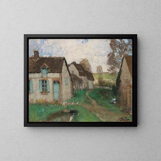 PierreEugne Montzin - Chaumires aux fentres et volets tourquoises.webp