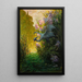 Heron Painting - Pierre-Eugène Montzin — framed artwork on a wall