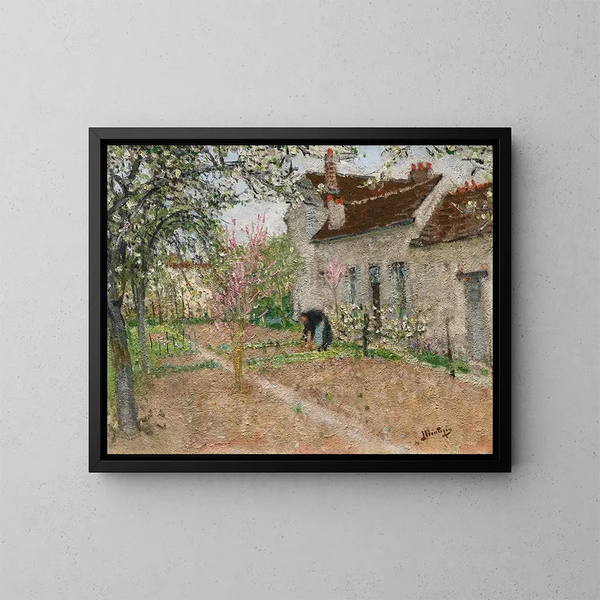 Garden vénusien - Pierre-Eugène Montzin — framed artwork on a wall