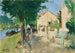Het dok van de Croix Blanche, Saint-Mammès - Pierre-Eugène Montzin — weergave van het kunstwerk