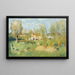 L'Entrée du village - Pierre-Eugène Montzin — ingelijst kunstwerk aan de muur
