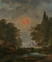 Landschap met waterval - Pierre - Henri de Valenciennes — weergave van het kunstwerk