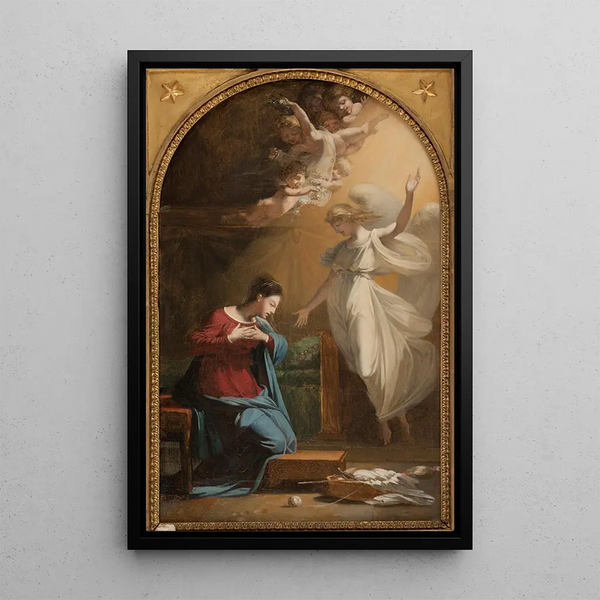 L'Annonciation - Pierre-Jérôme Lordon — ingelijst kunstwerk aan de muur
