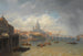 The Thames with Somerset House and St. Paul's Cathedral - Pierre-Justin Ouvrié — artwork view