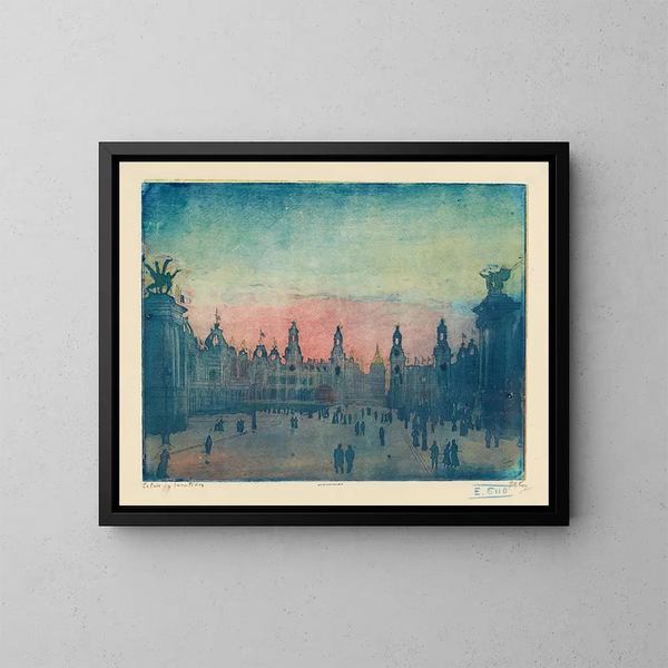 Palais des Invalides - Pierre-Marcel Roy — framed artwork on a wall