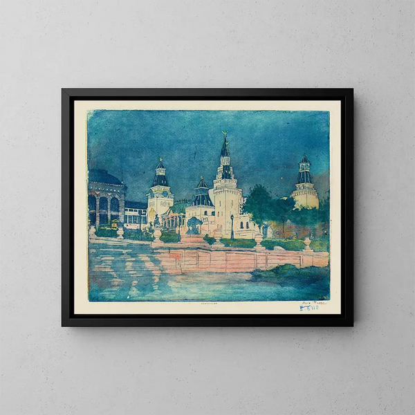 Pavillon de l'Asie russe - Pierre-Marcel Roy — framed artwork on a wall