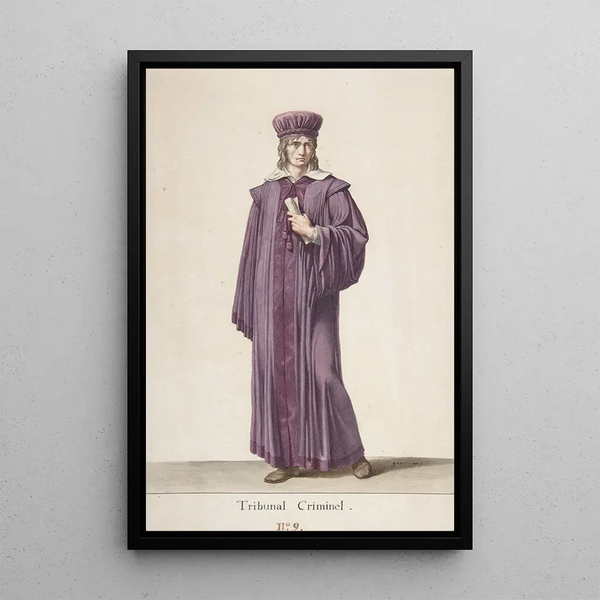 Een rechter van de strafrechter - Pierre-Narcisse Guérin — ingelijst kunstwerk aan de muur