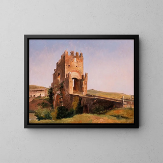 PierreNicolas Brisset - View of the Ponte Nomentano Roman Campagna.webp