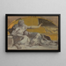 Studie voor de tympan ter ere van Cicero - Pierre-Victor Galland — ingelijst kunstwerk aan de muur