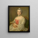 Portret van een jonge vrouw - Pierre Allais — ingelijst kunstwerk aan de muur
