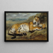 Tijger in rust - Pierre Andrieu — ingelijst kunstwerk aan de muur