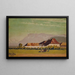 van een boerderij in een landschap van de Dauphiné - Pierre Bonnard — ingelijst kunstwerk aan de muur
