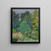 Het tuin van Vernon - Pierre Bonnard — ingelijst kunstwerk aan de muur
