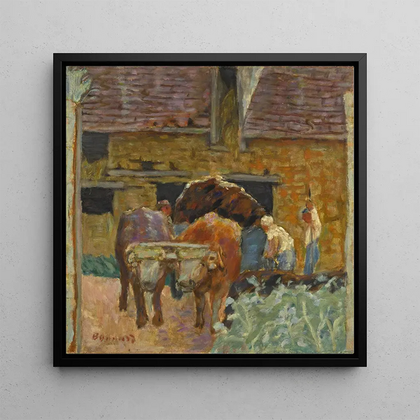 Pierre Bonnard - Les Deux boeufs et la ferme.webp