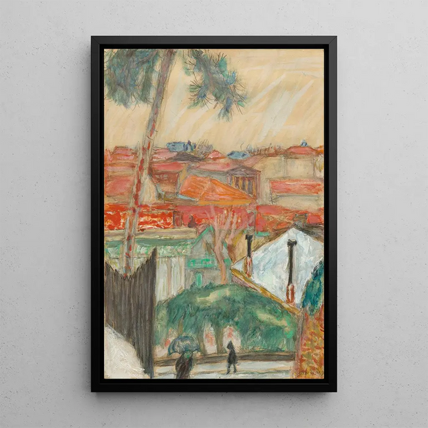 Les toits - Pierre Bonnard — ingelijst kunstwerk aan de muur