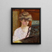 Misia op piano Portret van Misia Natanson - Pierre Bonnard — ingelijst kunstwerk aan de muur