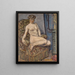 Model in een fauteuil - Pierre Bonnard — ingelijst kunstwerk aan de muur