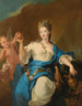 Portret van prinses Beauvau-Craon, waarschijnlijk Anne-Marguerite-Gabrielle 1707-1792 als Hebe - Pierre Gobert en Atelier — weergave van het kunstwerk
