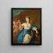 Portret van prinses Beauvau-Craon, waarschijnlijk Anne-Marguerite-Gabrielle 1707-1792 als Hebe - Pierre Gobert en Atelier — ingelijst kunstwerk aan de muur