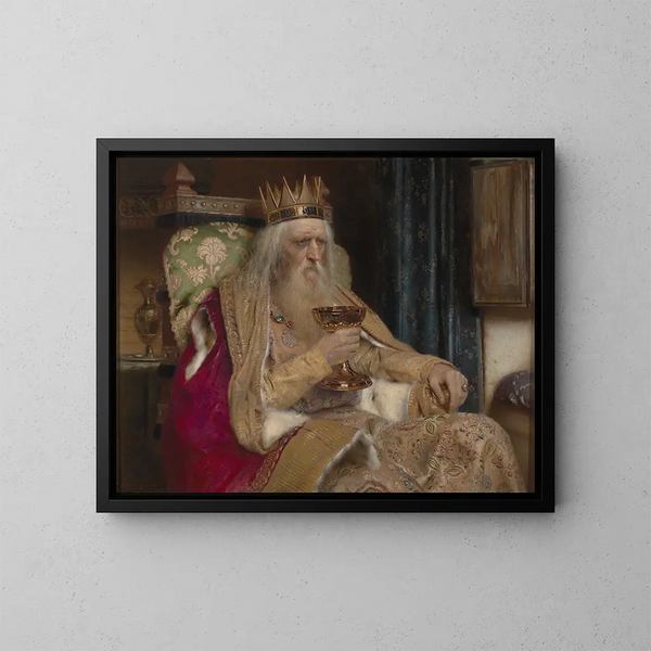 The King of Thulé - Pierre Jean Van der Ouderaa — framed artwork on a wall