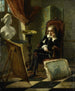 De jonge schilder - Pierre Joseph Toussaint — weergave van het kunstwerk